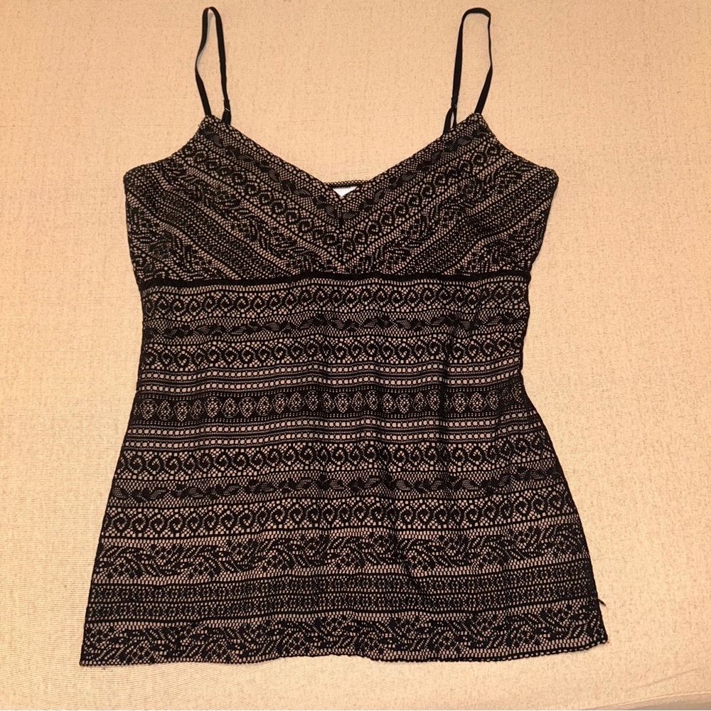 Ann Taylor Loft Lace Tank Top